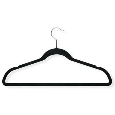 Velvet Touch Suit Hangers, Black, 20-Pk.
