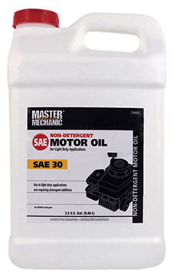 Motor Oil, SAE30, 2-Gallons