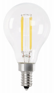 LED Ceiling Fan Light Bulbs, A15, Candelabra, Frosted, 450 Lumens, 5-Watts, 2-Pk.