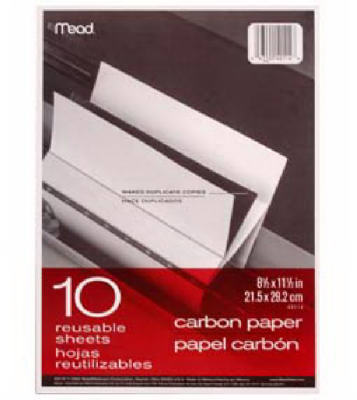 Carbon Paper, 8.5 x 11-In., 10-Ct.