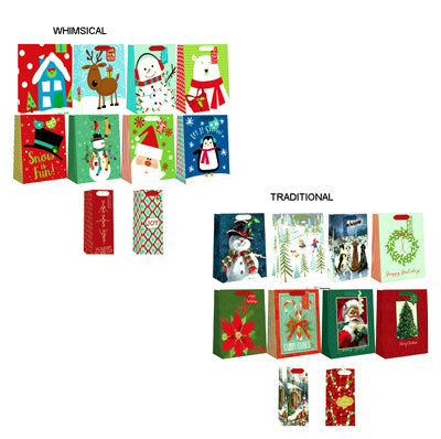 Valvue Christmas Gift Bags, 10-Pk.