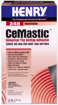 348 Ceramic Tile Setting Adhesive, 7.5-Lbs.