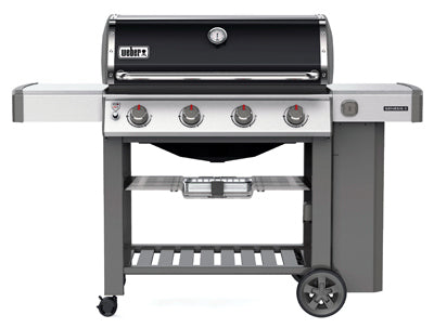 Genesis II E-410 4-Burner LP Gas Grill, 48,000-BTU, Black