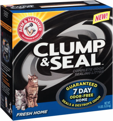 Cat Litter, Fresh Home Clump & Seal, 14-Lbs.