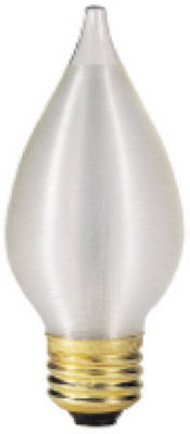 60-Watt White Glowescent Spun Satin Light Bulb