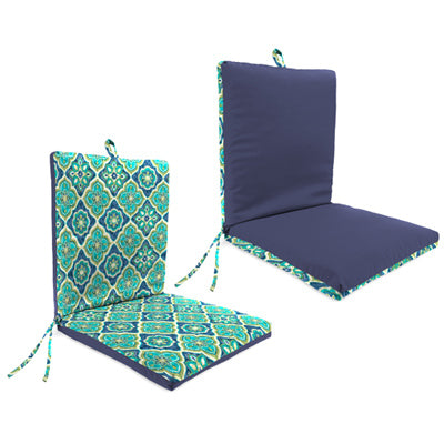 Universal Chair Cushion, Reversible, 44 x 21 x 4-In.