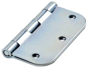 Door Hinge, Interior, Zinc, 3.5-In.