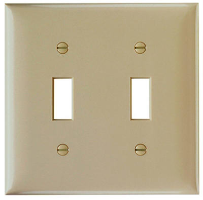 Wall Plate, Light Almond, Toggle Urea