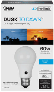 LED Intellibulb Light Bulb, Dusk to Dawn, Daylight, 9.5-Watts