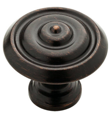 Cabinet Knob, Abella Ring, Venetian Bronze, 1.25-In.