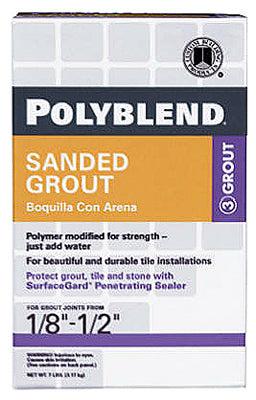Sanded Grout, Charcoal, 7-Lbs.