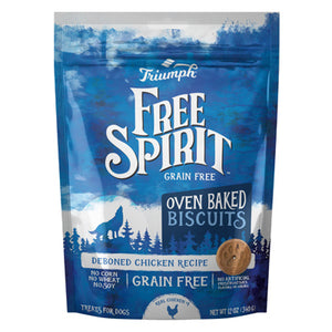 Dog Biscuits, Grain Free, Chickpea & Blueberry, 12-oz.