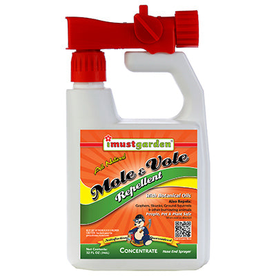 Mole & Vole Repellent, 32-oz. Hose End Sprayer