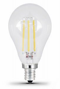 LED Ceiling Fan Light Bulbs, A15, Daylight, Candelabra, 500 Lumens, 6-Watts, 2-Pk.