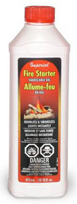 Gelled Alcohol Fire Starter, 16-oz.