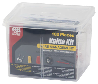 Wire Management Value Kit, 102-Pc.