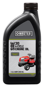 Riding Mower Engine Oil, 4-Cycle, SAE30, 48-oz.