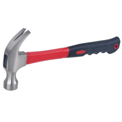 Curved Claw Hammer, Fiberglass Handle, 8-oz.