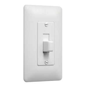 TayMac Masque 2000 Series Toggle Wall Plate, 1 Gang, White, 5-Pk.