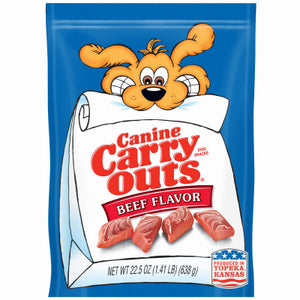 Canine Carry Outs Dog Treats, Beef, 25-oz.