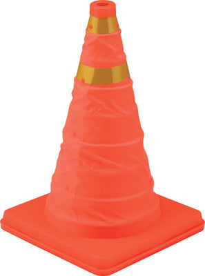 Collapsible Orange Sport & Safety Cone, 16-In.