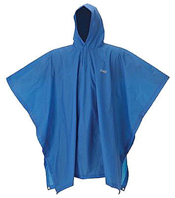 Rain Poncho, Adult, Blue