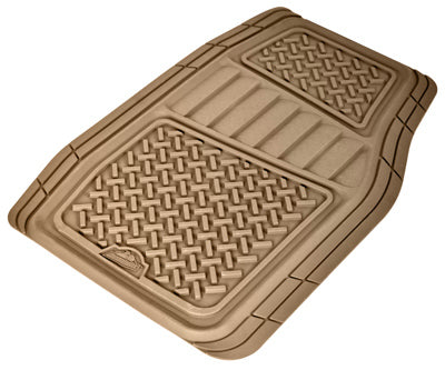 Truck/SUV Floor Mats, Tan Rubber, 2-Pc.