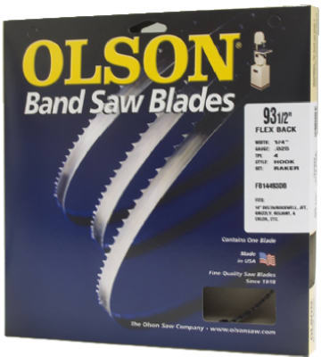 Bandsaw Blade, .25 x 82-In., 6-TPI