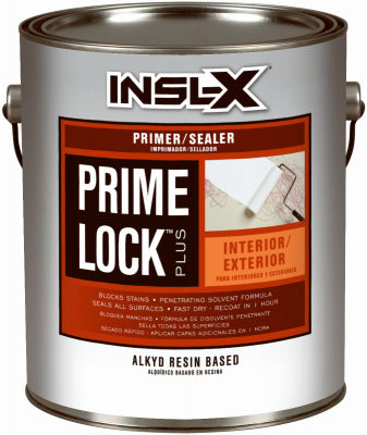 Prime Lock Plus Primer, Interior/Exterior, White, 1-Gal.