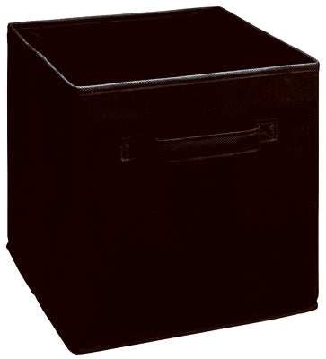 Fabric Drawer, Black, 11 x 10.5 x 10.5-In.