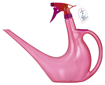 Watering Can / Spray Bottle in 1, Pink, 40-oz.