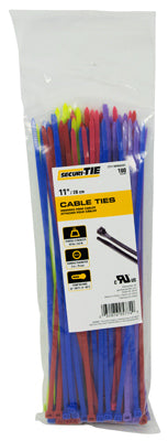 Standard Duty Cable Tie, 11-In., 100-Pk.