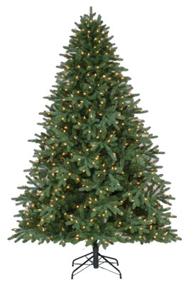 Artificial Pre-Lit  Christmas Tree,, Olympus Fir, 420 Warm White LED Lights,, 7.5-Ft.