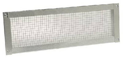 Two-Way Foundation Vent, Galvanized Steel, 14 x 6-In.