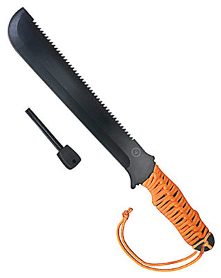 ParaCuda FS Machete, Orange, 16 x 2 x 1-In.