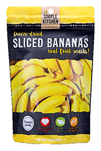 Freeze-Dried Bananas, 4 Servings, 1.4-oz.