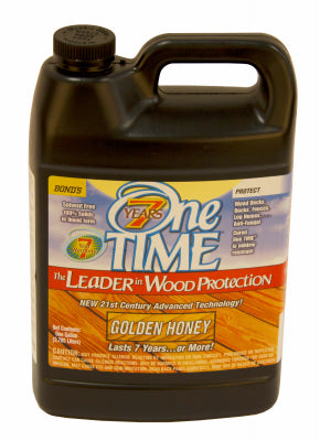 Wood Preservative Stain & Sealer, Golden Honey Finish, 1 Gallon