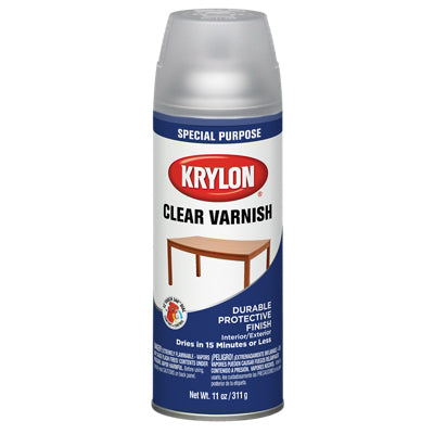 Varnish Spray, Satin Clear, 12-oz.