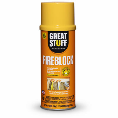 Fireblock Insulating Foam Sealant, 12-oz.