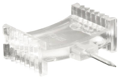 Window Grid Retainer, Clear Plastic, 1/2 x 5/8-In., 6-Pk.