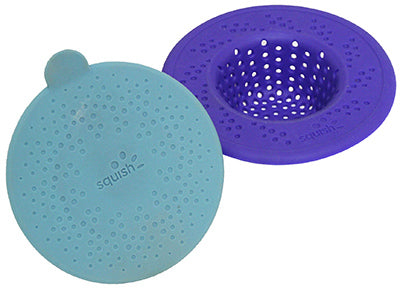 Collapsible Sink Strainer & Stopper, Blue