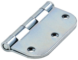 Door Hinge, Interior, Zinc, 3-In.