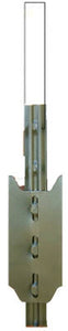 T-Style Fence Post, Green, Studded, 7-Ft.