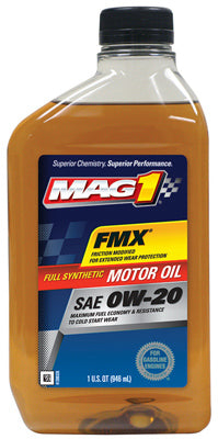 Full Synthetic Motor Oil, 0W-20, 1-Qt.