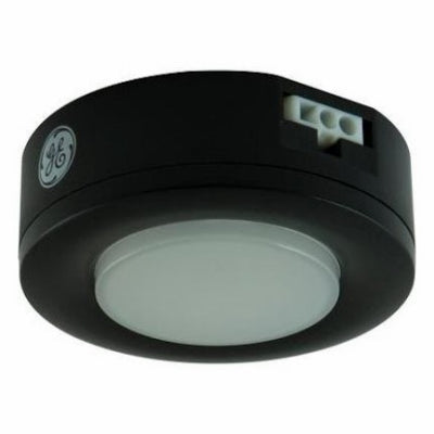 Enbrighten LED Puck Light, Plug-In, Black, 218 Lumens, 3-Pk.