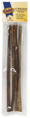 Dog Treats, Meat Bully Sticks, 12-In., 4-Pk.