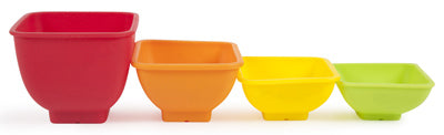 Measuring Bowl Set, Snap Together, Silicone, 4-Pc.