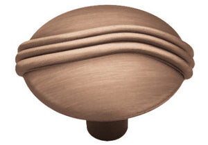 Cabinet Knob, Knuckle, Antique Red, 1-1/8-In.