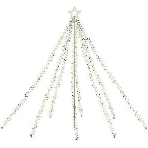 LED Twinkling Tree, Multi-Color, Micro-Cluster, 7-Ft.