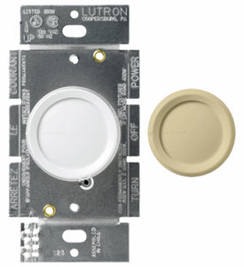 Rotary Eco-dim™ Dimmer, White/Ivory